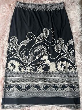 Y2K Made in USA Midi Skirt Large